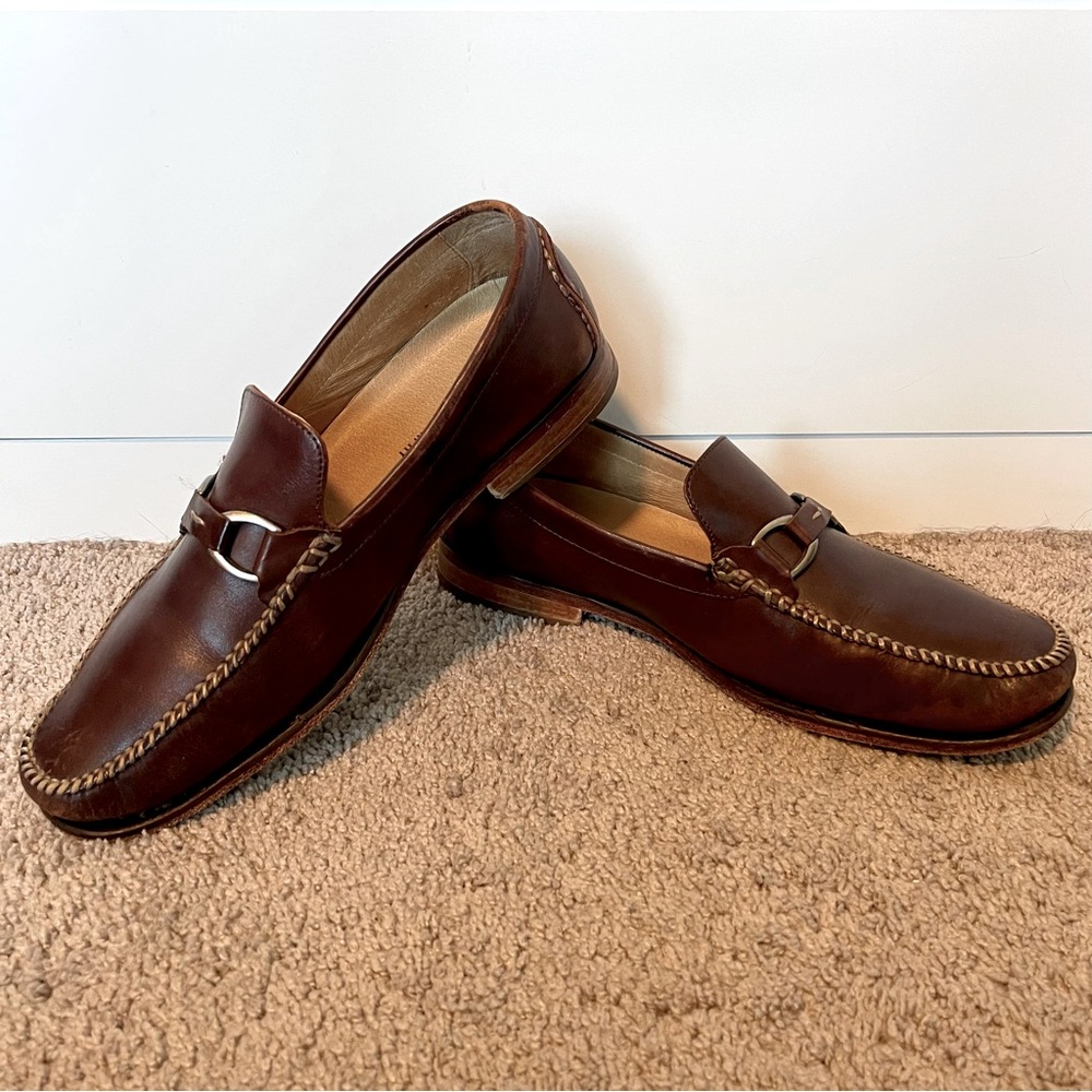 Johnston & Murphy Men’s Loafer - Brown Leather 12 M